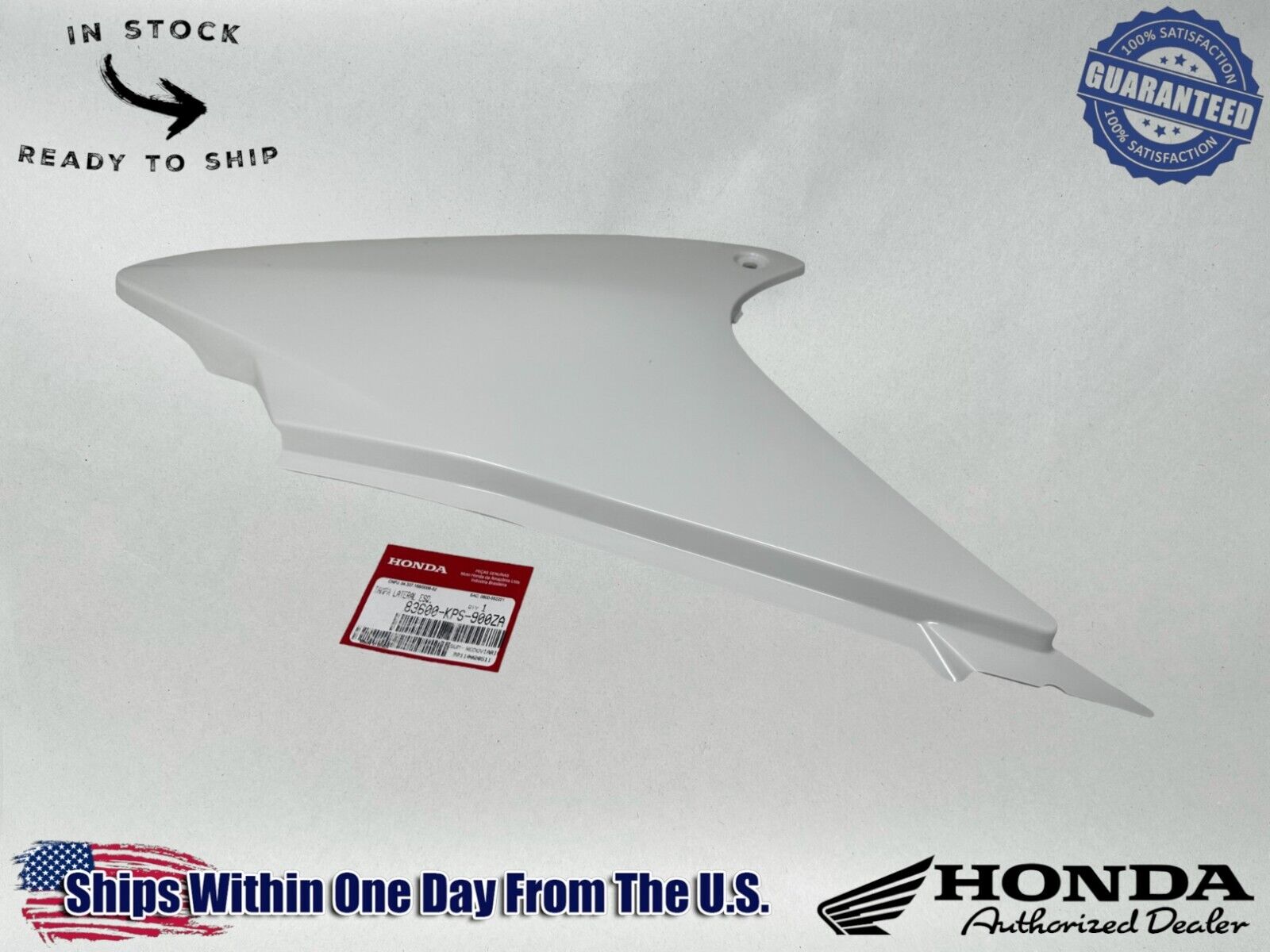 Honda Genuine OEM Authentic Cover Left NH196 83600-KPS-900ZA