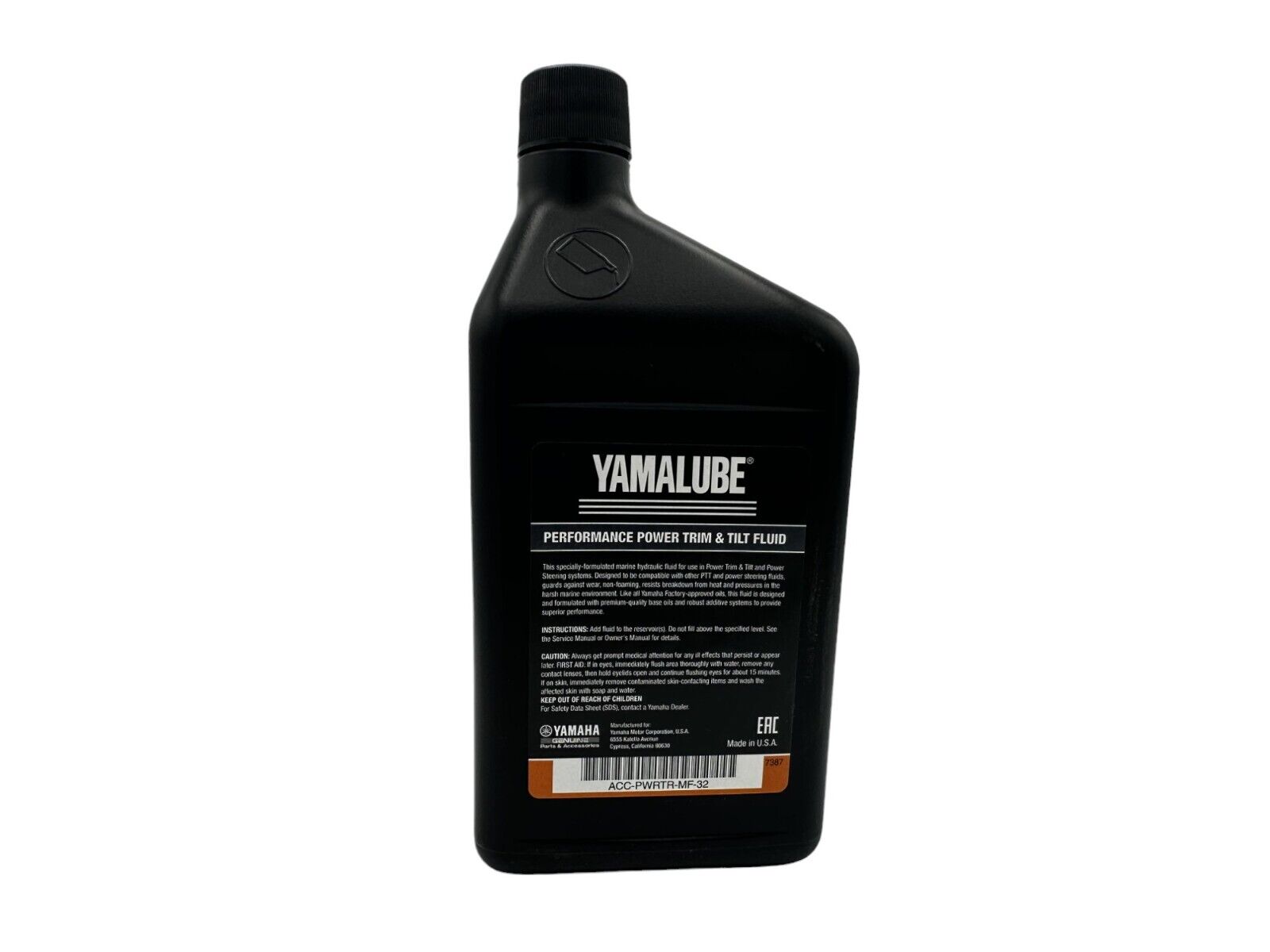 Yamaha Genuine OEM Performance Power Trim & Tilt Fluid ACC-PWRTR-MF-32 - 4 Pack