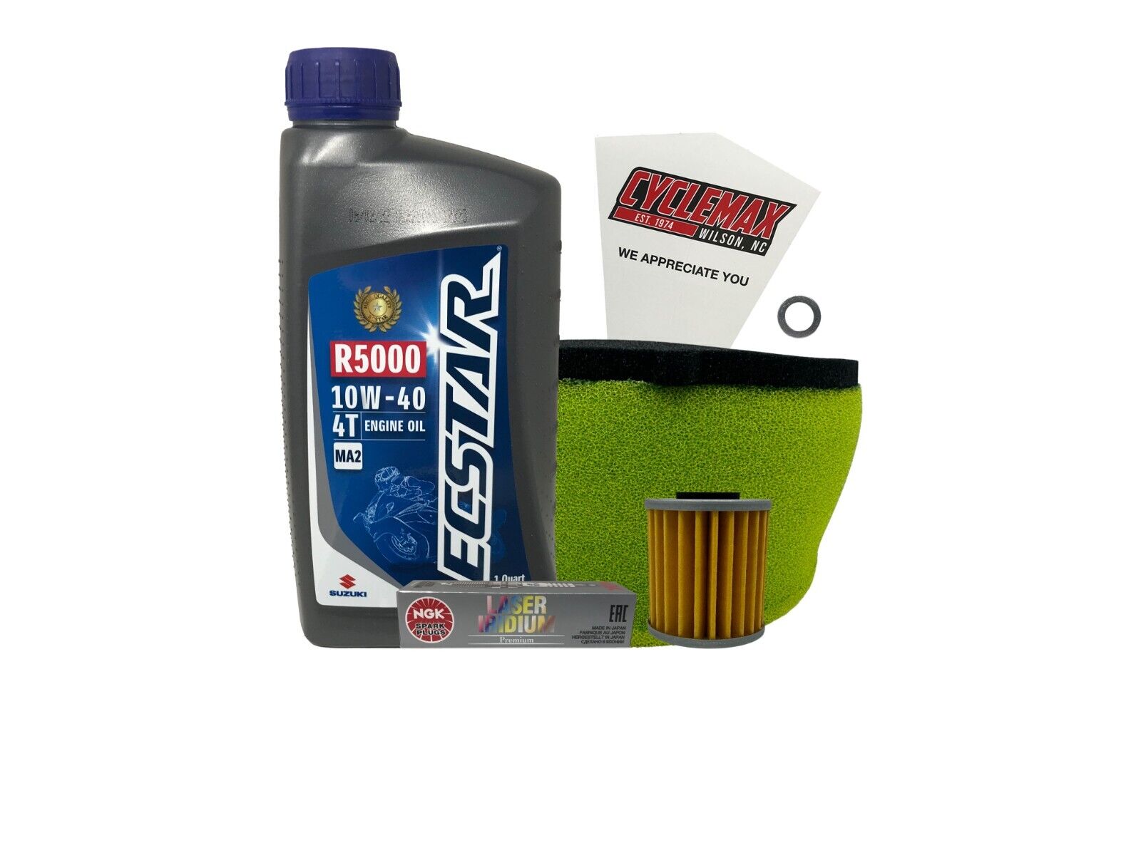 Cyclemax Standard Tune Up Kit w/ Spark Plug fits 2007-2018 Suzuki RM-Z250