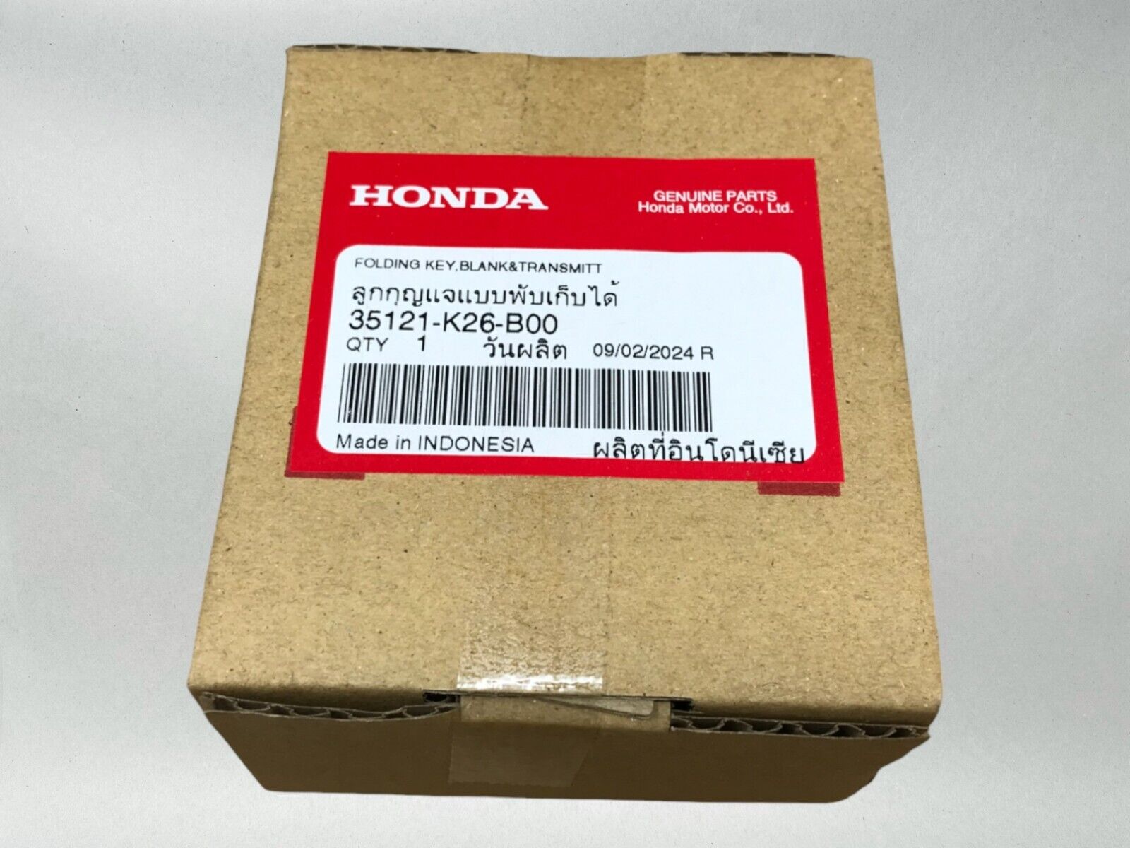 Honda OEM 17 - 20 GROM MXS 125 IGNITION SWITCH FOLDING KEY BLANK 35121-K26-B00