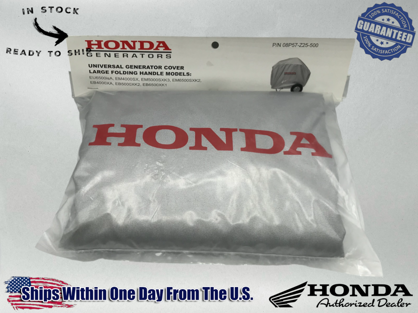 Honda Genuine OEM EU6500is, EU7000is Generator Cover 08P57-Z25-500
