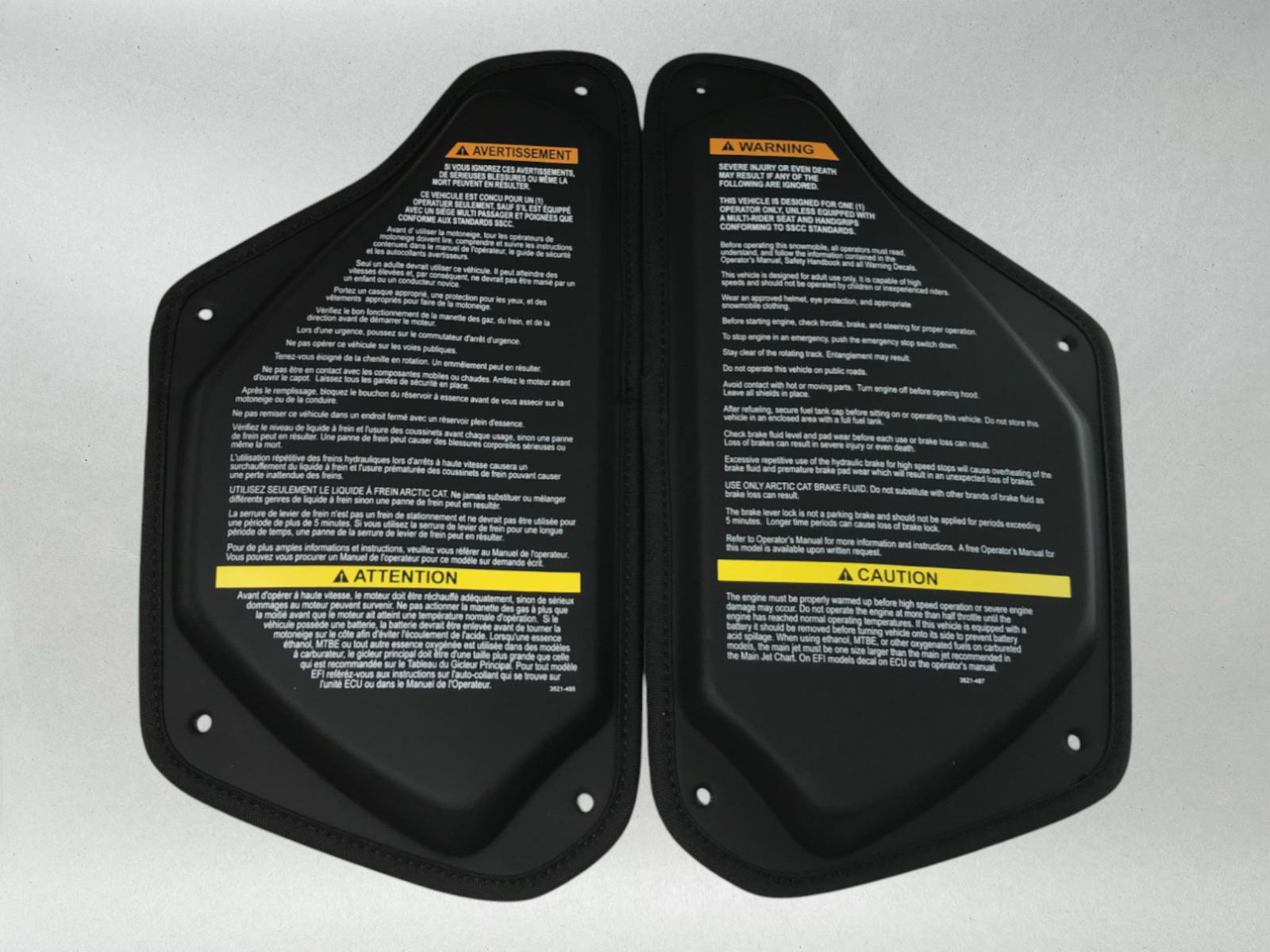 Yamaha Genuine OEM Authentic BLACK CONSOLE KNEE PADS SMA-8LR24-00-BK