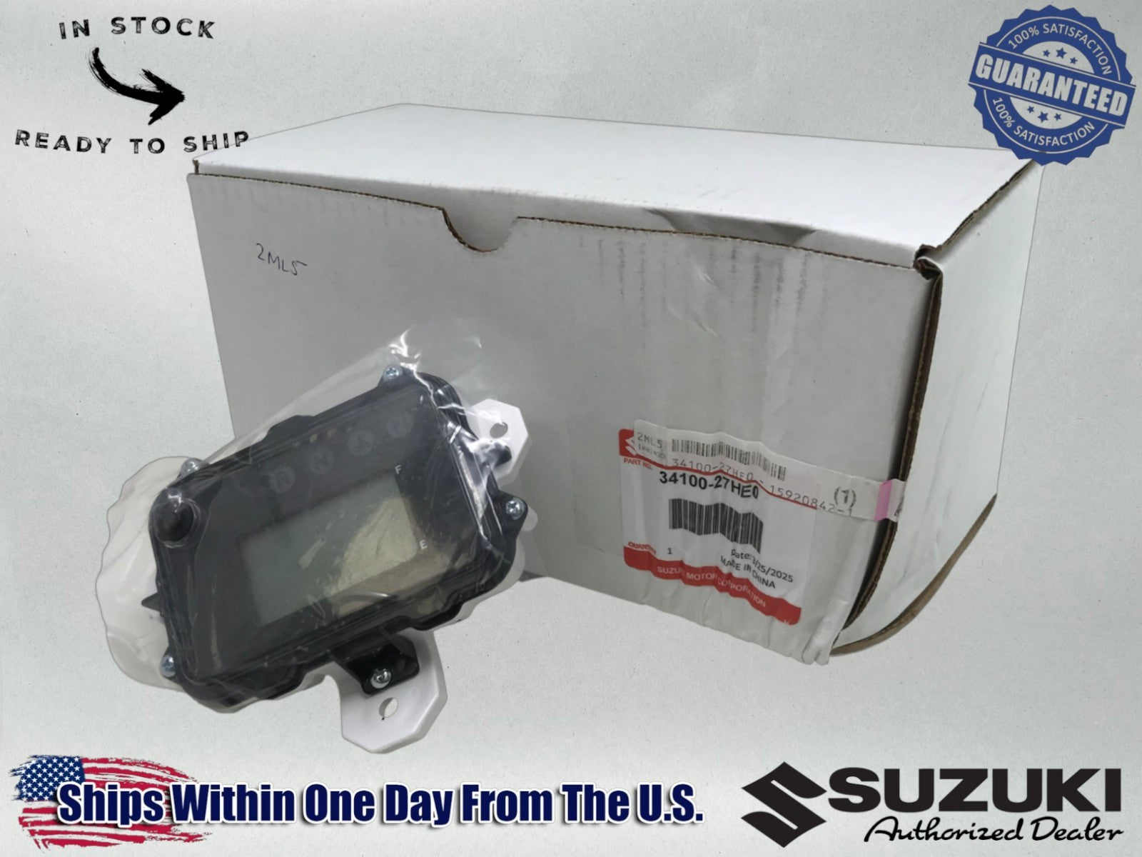 Suzuki Genuine OEM SPEEDOMETER GAUGE LTF400 EIGER & KING QUAD 34100-27HE0