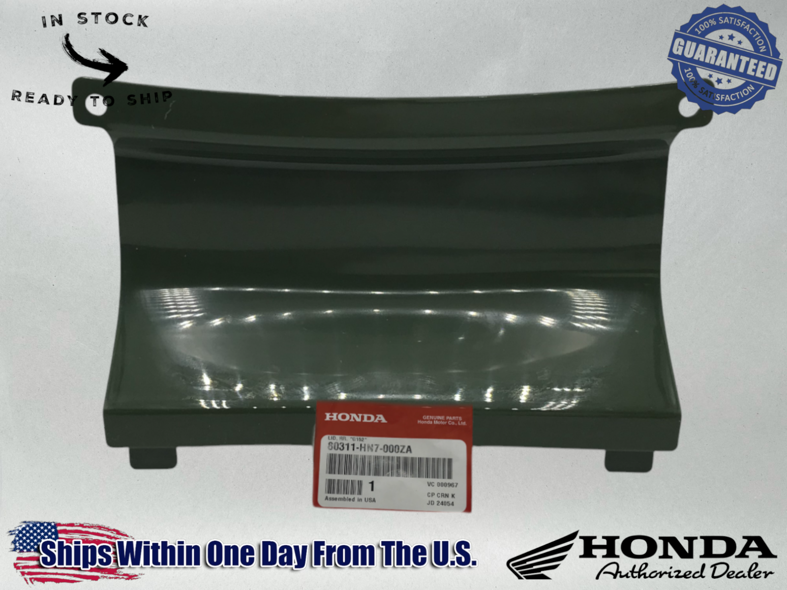 Honda OEM Battery Cover Lid TRX 350 400 Rancher Adventure Green 80311-HN7-000ZA