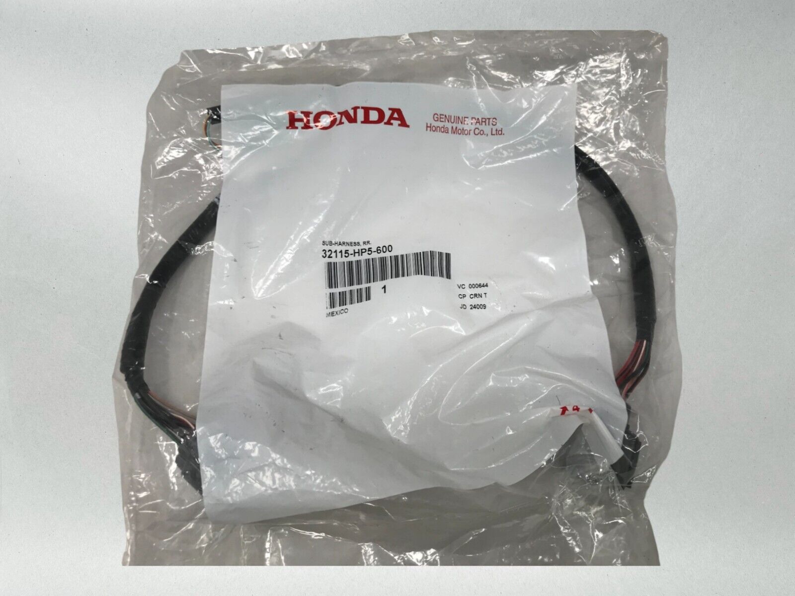 Honda OEM Sub Harness RR. TRX420 Rancher 2007-14 32115-HP5-600