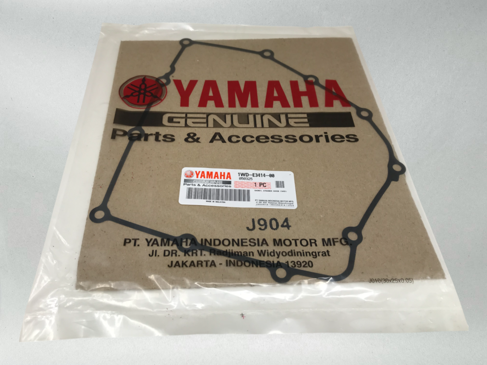 Yamaha Genuine OEM 2015-22 YZFR3 YZF R3 MT-03 MT03OIL PAN STRAINER COVER GASKET