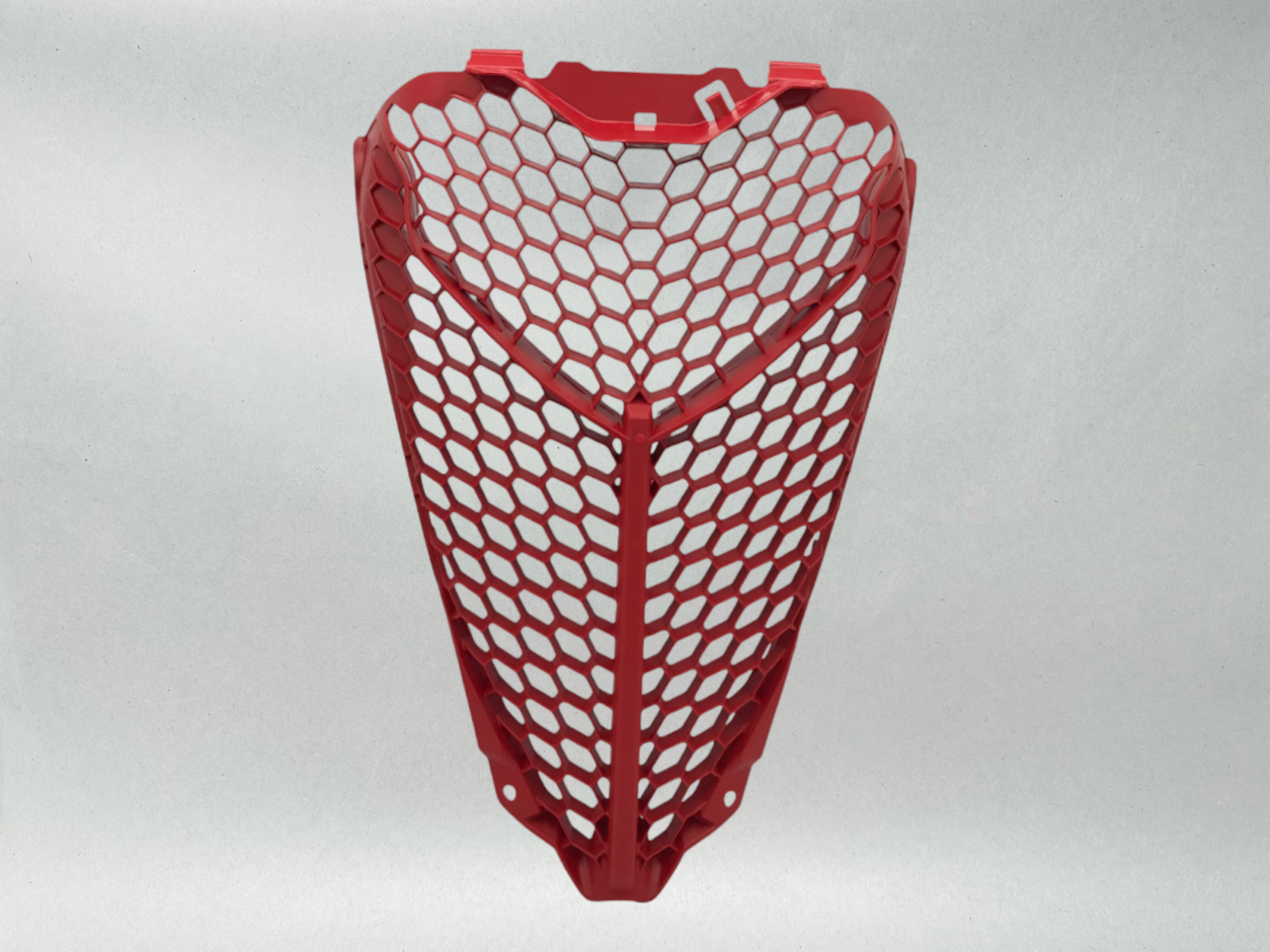 Yamaha OEM 2013-23 RAPTOR 700 GRILL RADIATOR GUARD RED PLASTIC 1PE-E2467-20 1
