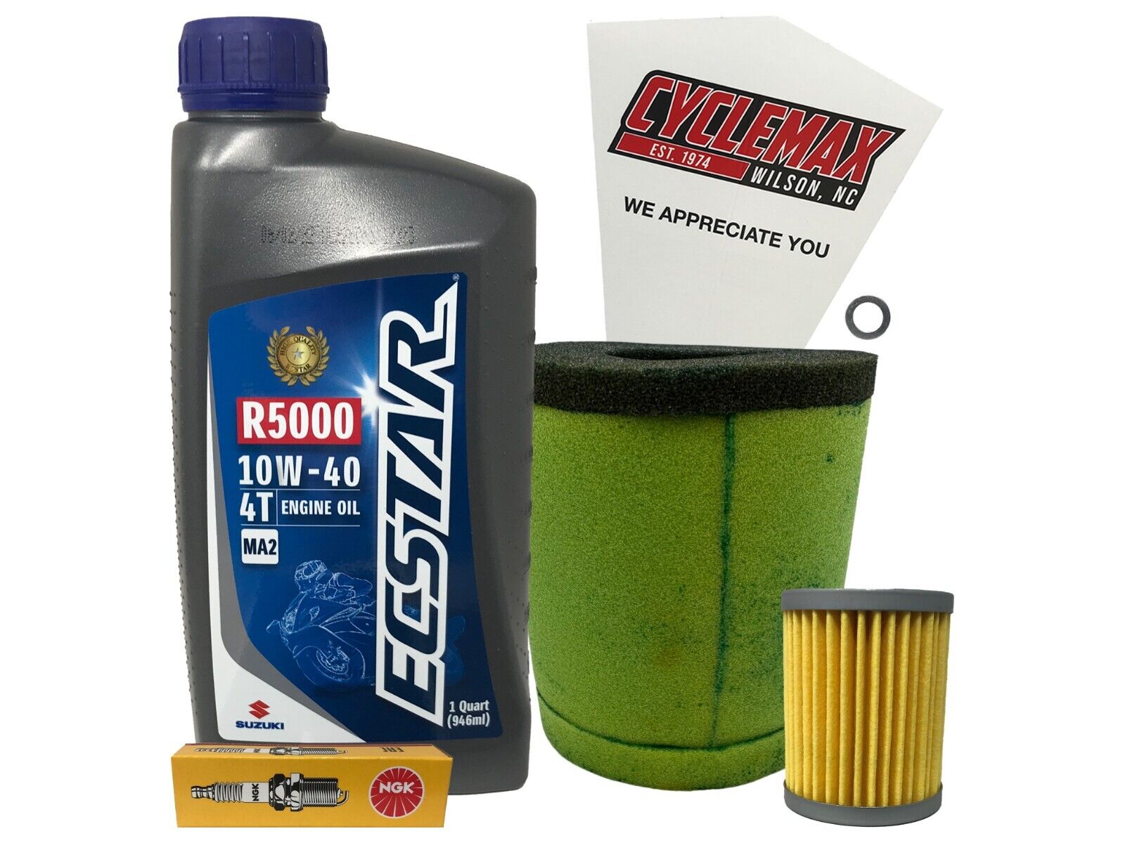 Cyclemax Standard Tune Up Kit w/ Spark Plug fits 2000-2002 Suzuki LT-300