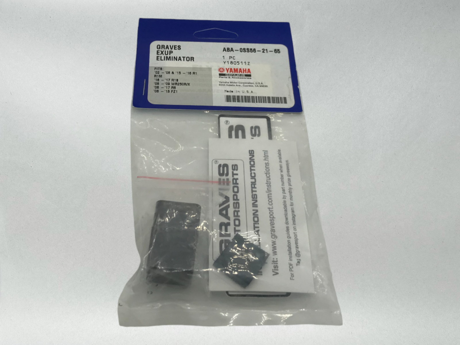 YAMAHA OEM GRAVES EXUP ELIMINATOR |�ABA-0SS56-21-65 ABA-0SS56-21-65