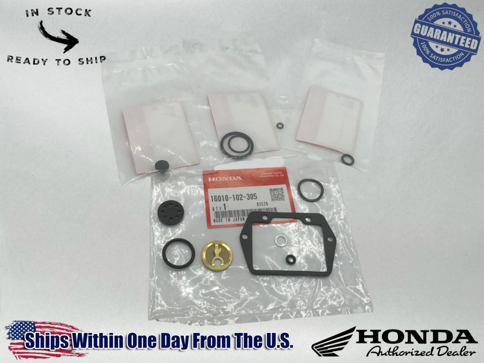 Honda OEM Carb Carburetor Kit ATC70 ATC90 CT70 CT90 ST90 Trail 16010-102-305