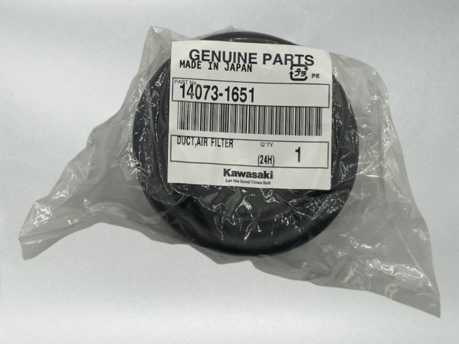 Kawasaki Genuine OEM Authentic 1996-09 Vulcan Air Filter Duct 14073-1651