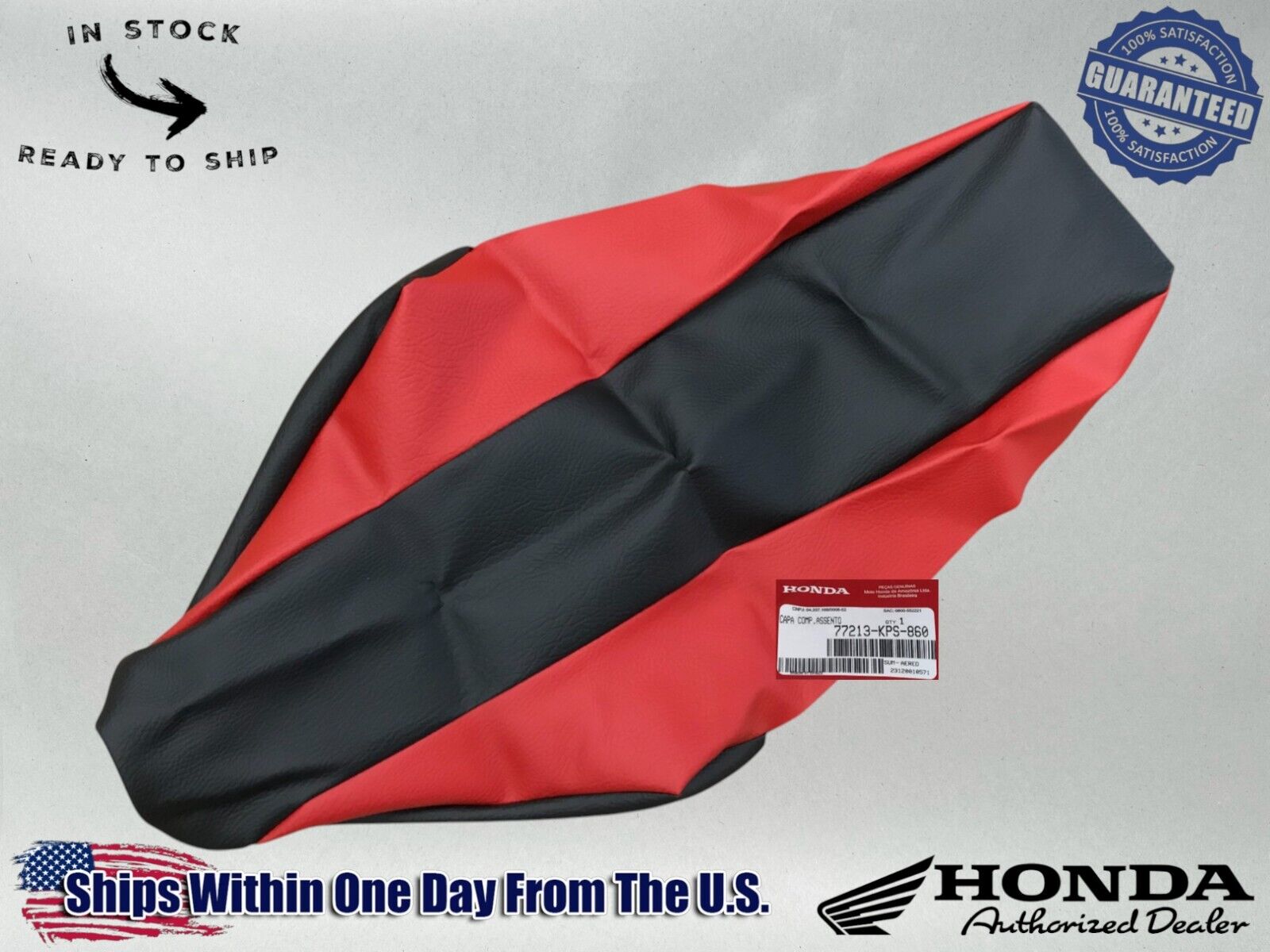 Honda Genuine OEM Authentic 2004-07 CRF150F CRF230F Seat Cover 77213-KPS-860