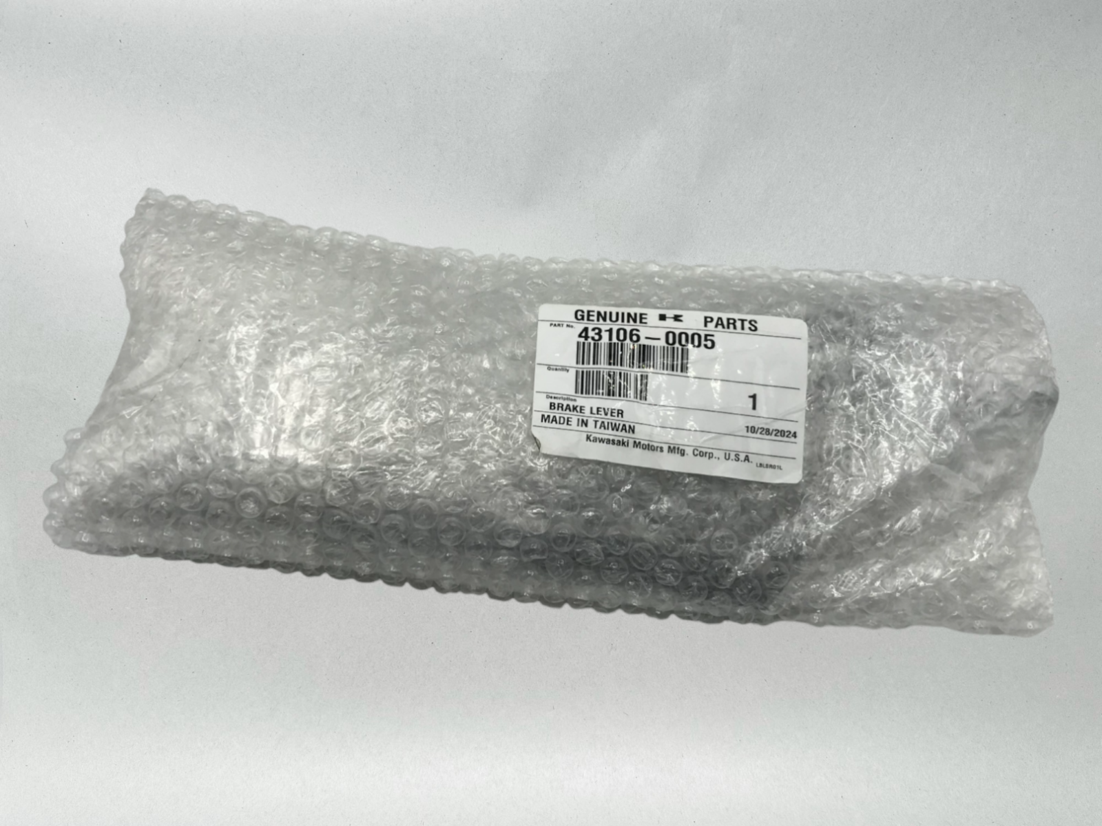 Kawasaki Genuine OEM 1999-21 MULE TERYX PARKING BRAKE LEVER ASSEMBLY 43106-0005