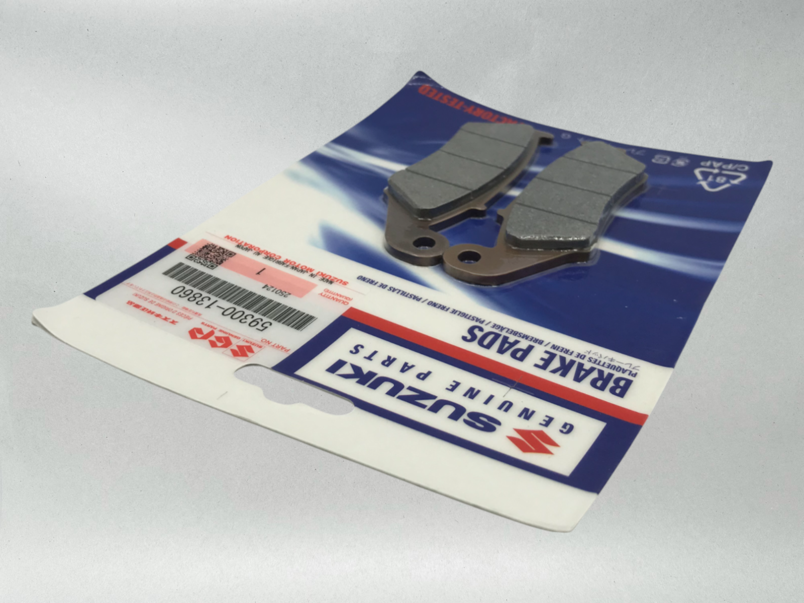 Suzuki Genuine OEM 2000-23 DR-Z400S DRZ 400S FRONT BRAKE PADS 59300-13860