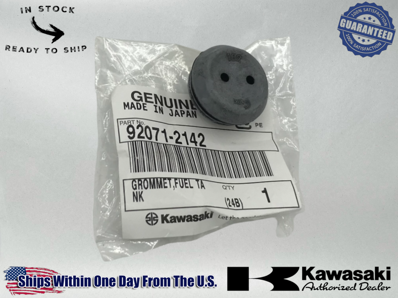 KAWASAKI OEM GROMMET FUEL TANK 92071-2142 92071-2142