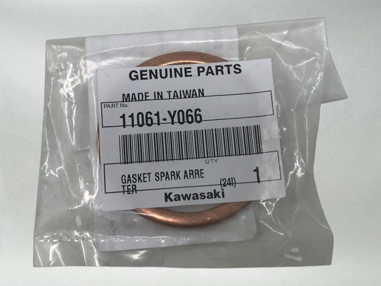 Kawasaki Genuine OEM Authentic Spark Arrester Gasket 11061-Y066