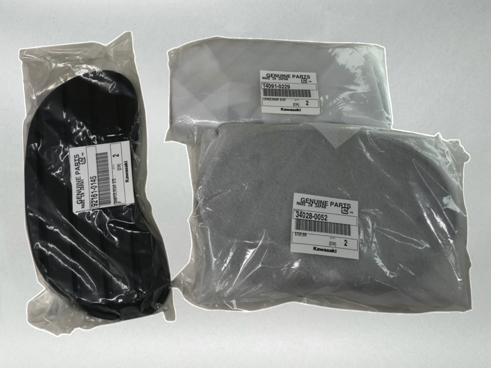 Kawasaki OEM 06-23 Vulcan 900 Chrome Passenger Floorboard Set K46000-426