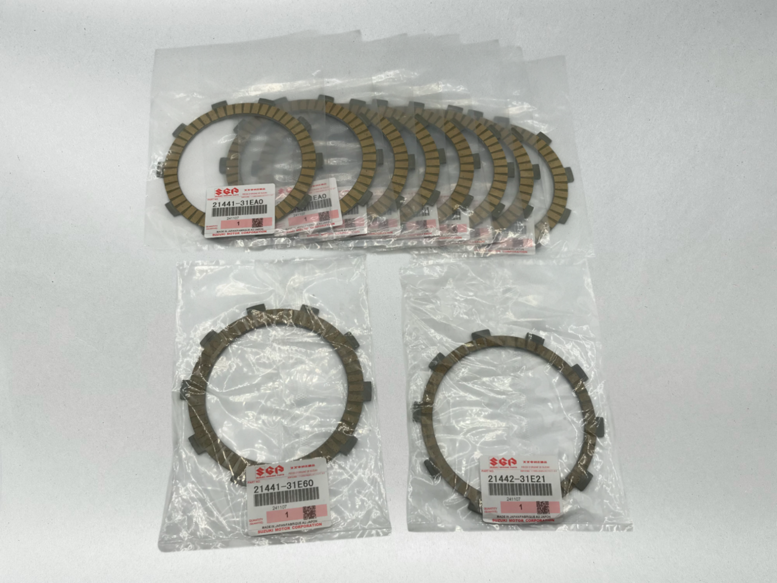 Suzuki Genuine OEM 2015-23 GSX-S GSXS 750 CLUTCH PLATE KIT 21400-31830
