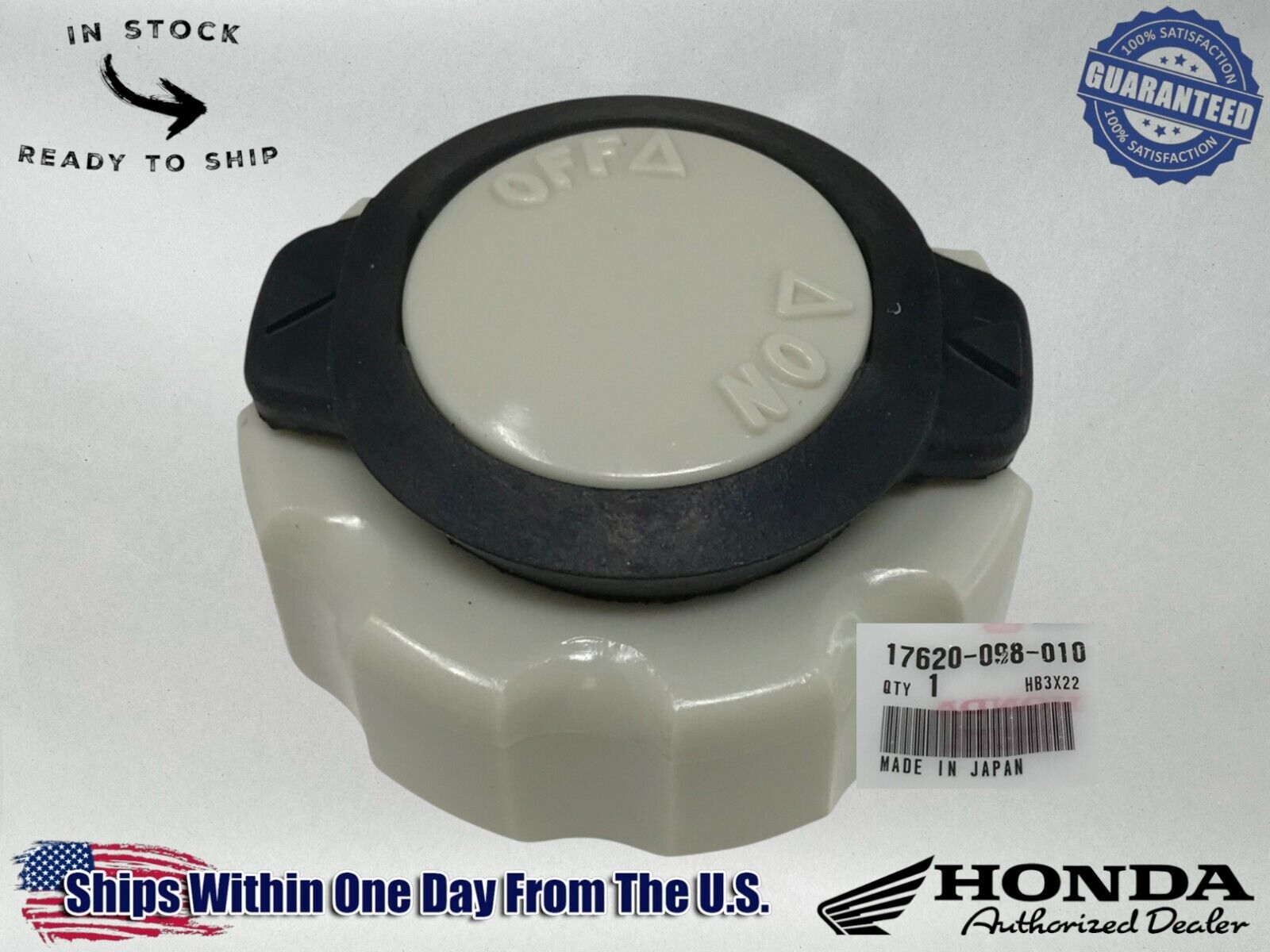 Honda Genuine OEM Fuel Gas Tank Cap CT70 CT 70 Trail 1969-72 17620-098-010