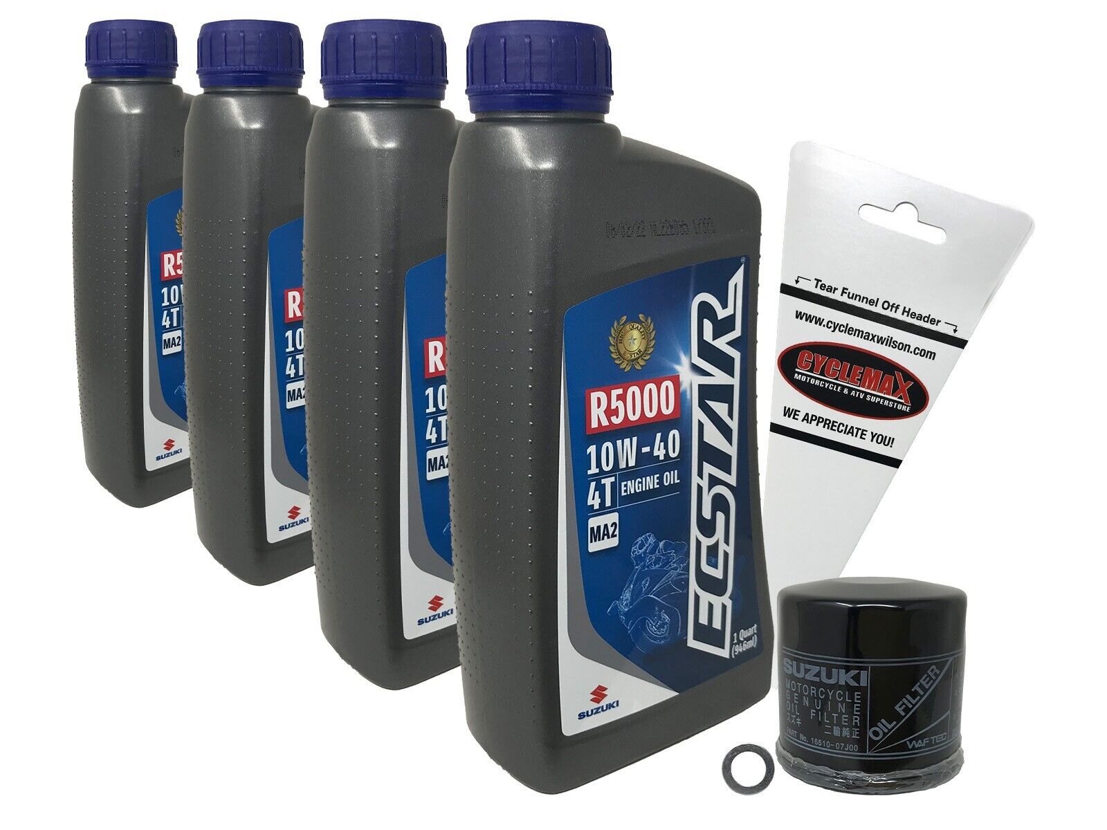 Cyclemax Genuine 2006-2022 Suzuki VZR1800 M1800 R/R2 Oil Change Kit