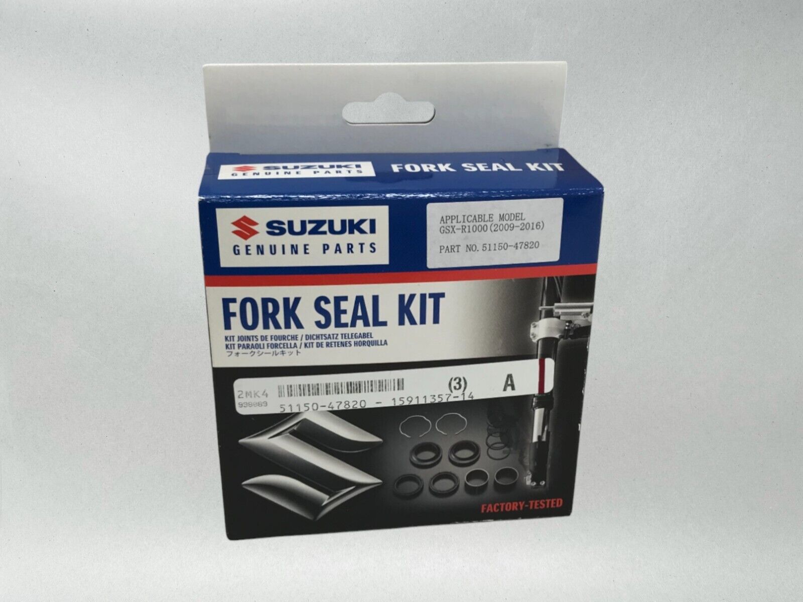 Suzuki Genuine OEM Authentic FORK SEAL KIT 2009-2021 GSXR1000 51150-47820