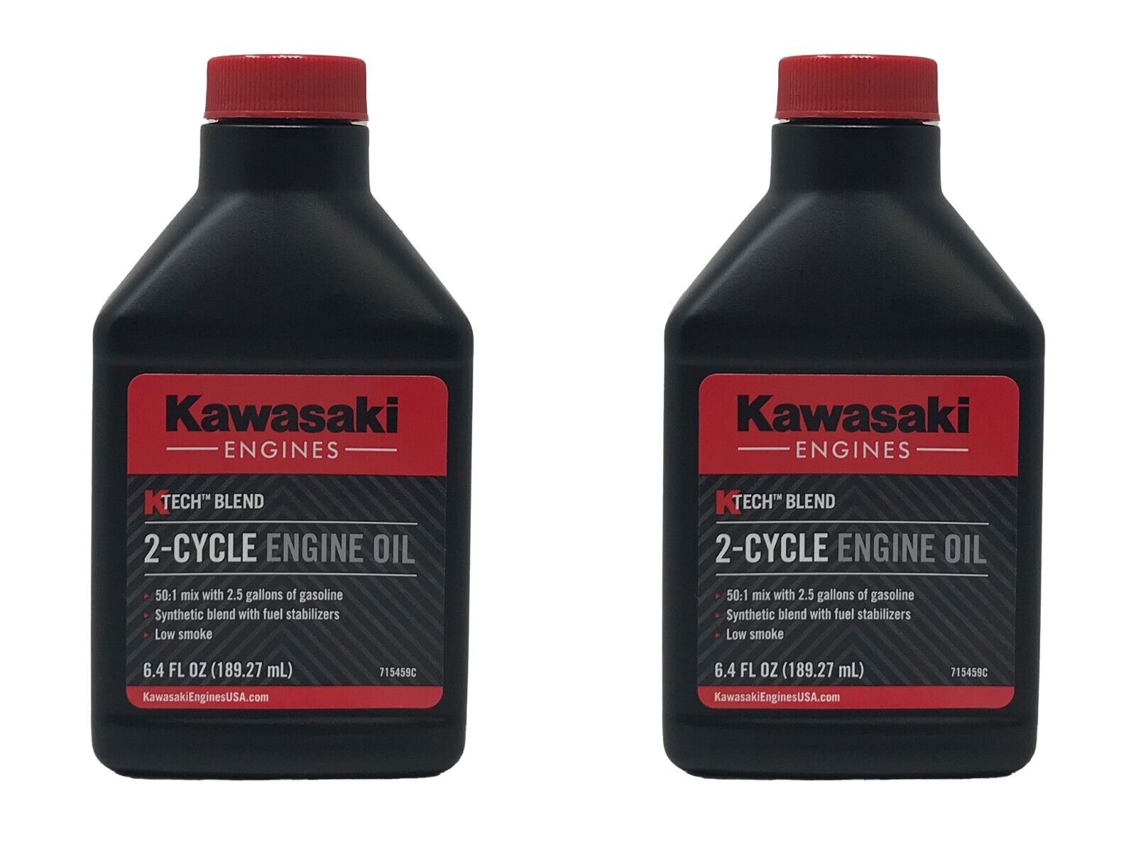 Kawasaki Engines Genuine OEM 6.4 FL OZ 2-Cycle Engine Oil 99969-6084 - 2 Pack