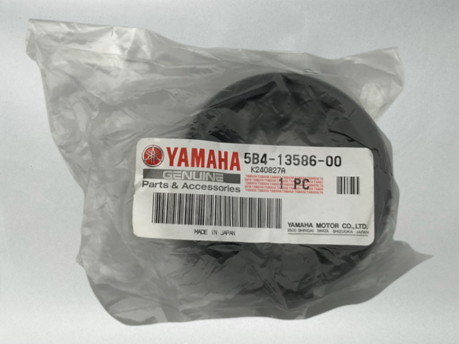 Yamaha Genuine OEM Authentic CARBURETOR INTAKE JOINT BOOT 5B4-13586-00-00