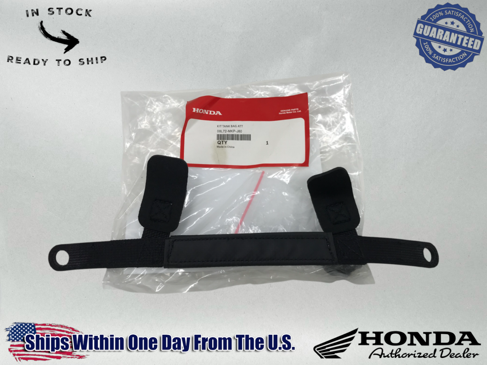 Honda OEM TANK BAG ATTACHMENT KIT 24-25 NX500 /2019-23 CB500X 08L72-MKP-J80