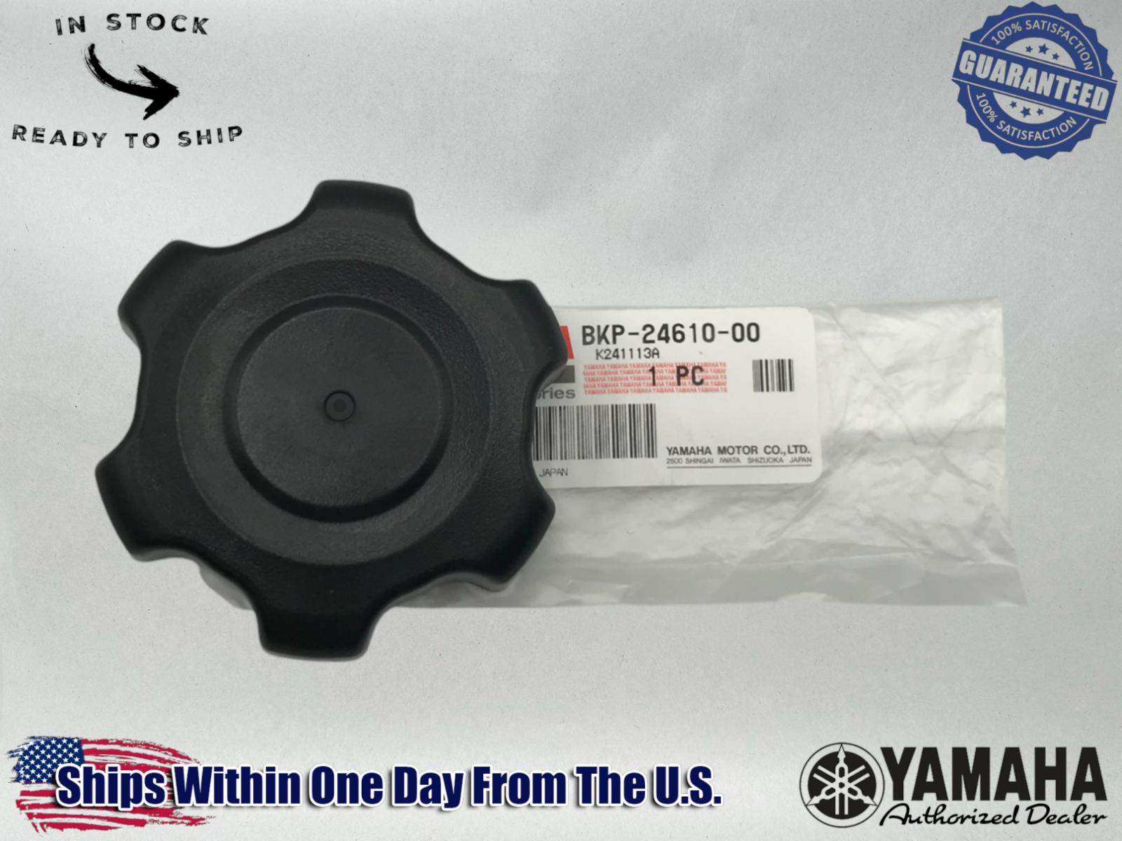 Yamaha Genuine OEM Authentic FUEL TANK GAS CAP BKP-24610-00-00