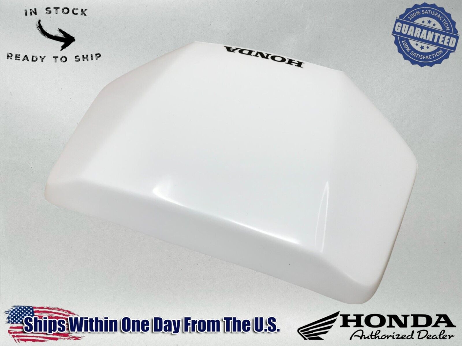 Honda OEM Headlight Cover Number Plate Set 96-04 XR250 XR400 61140-KCY-A30ZA