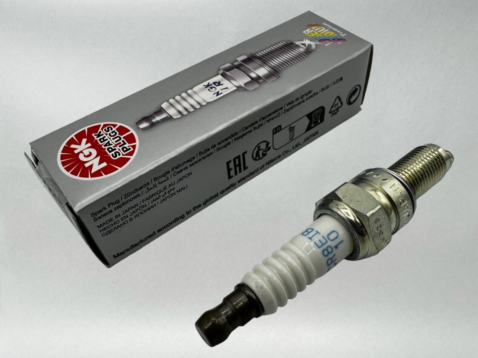 NGK Genuine OEM Authentic Spark Plugs CR8EIB-10 - 2 PACK