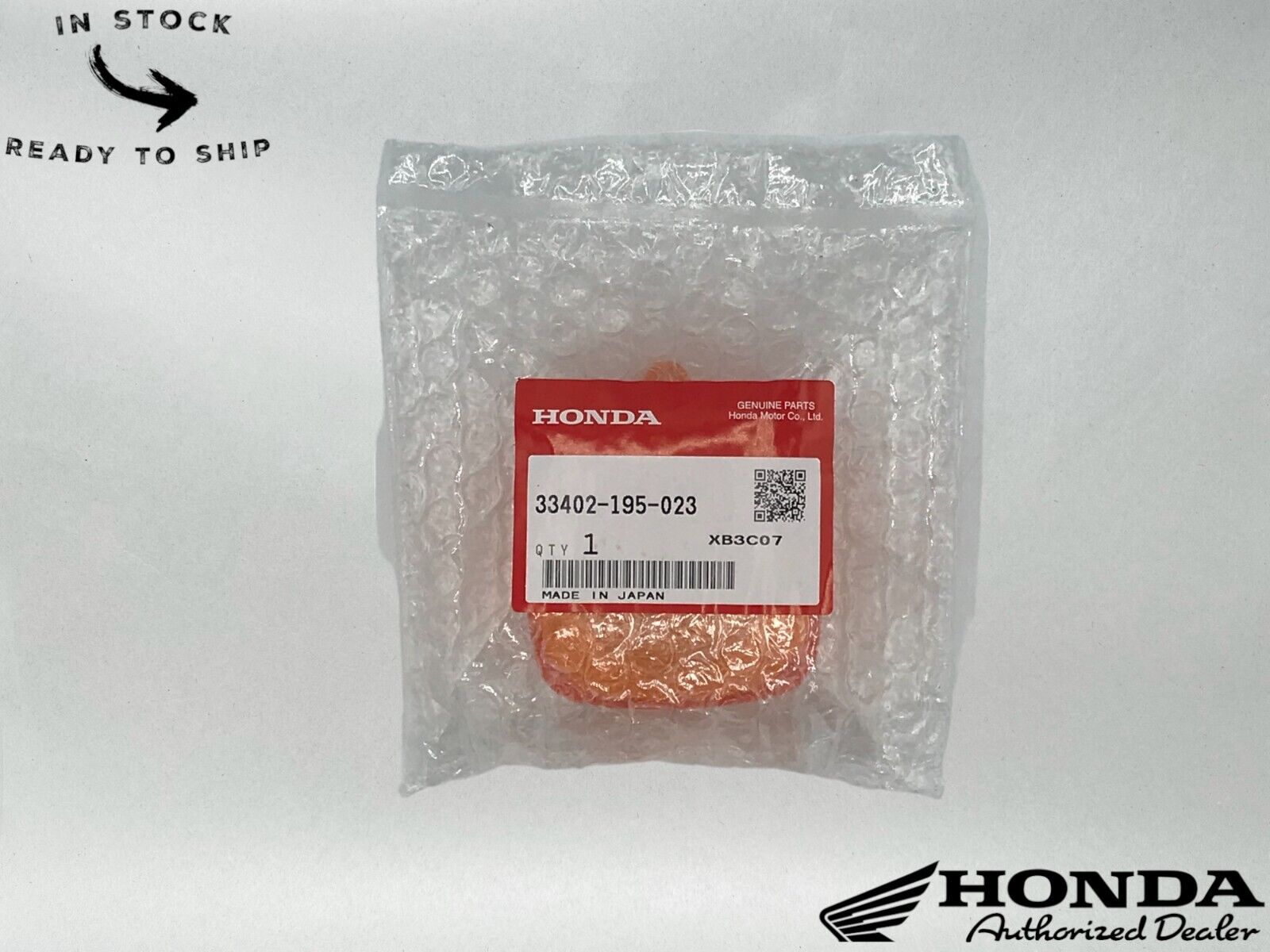 Honda Genuine OEM Turn Signal Lens 33402-195-023
