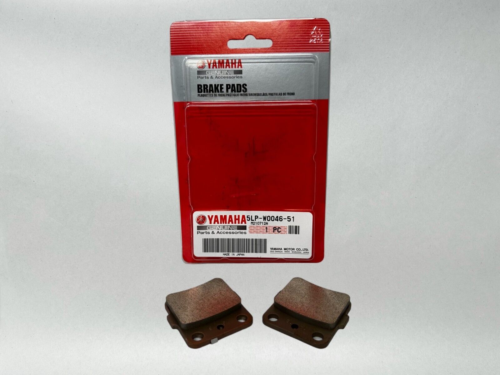 Yamaha Genuine OEM Brake Pad Kit 2 5LP-W0046-51-00