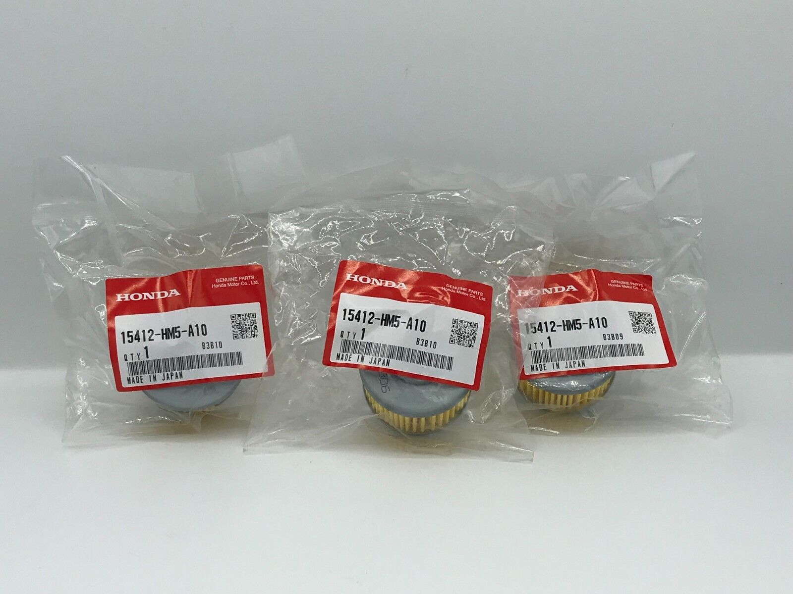 3 Pack Honda OEM Oil Filter 15412-HM5-A10 TRX350 TRX400 TRX450 Rancher Foreman 4