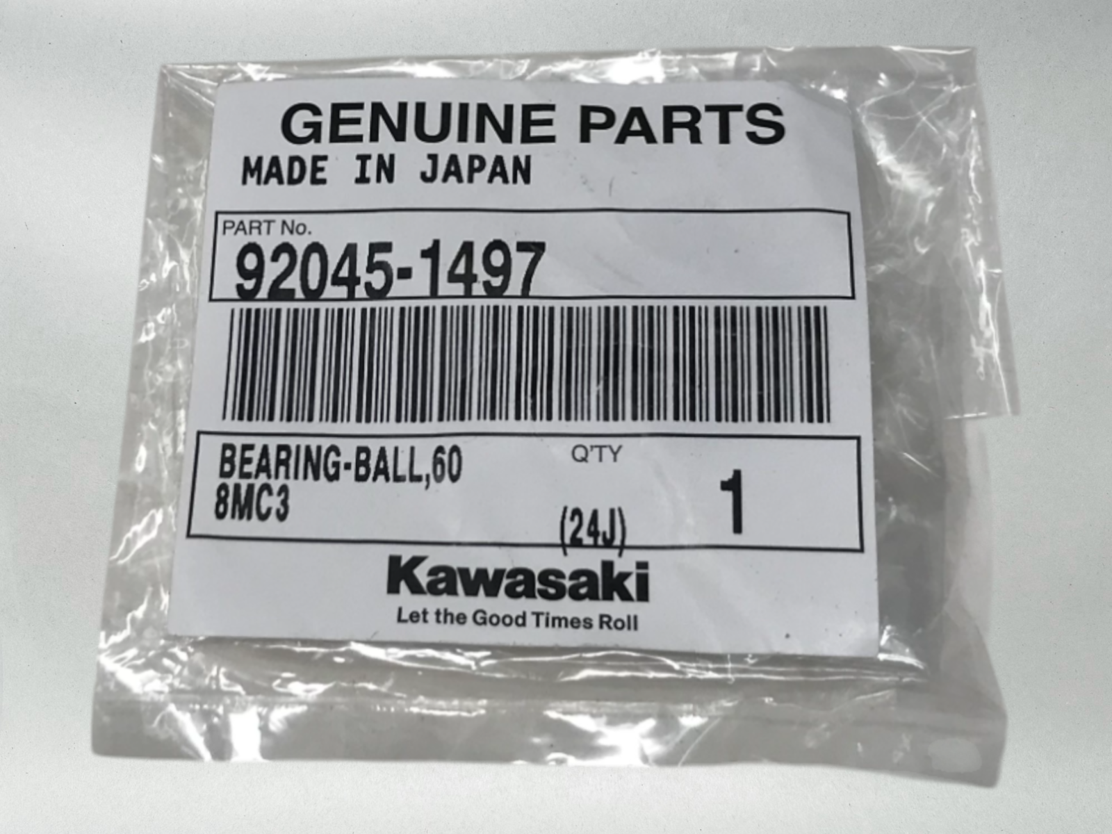 kawasaki Genuine OEM Authentic BEARING-BALL,608MC3 92045-1497