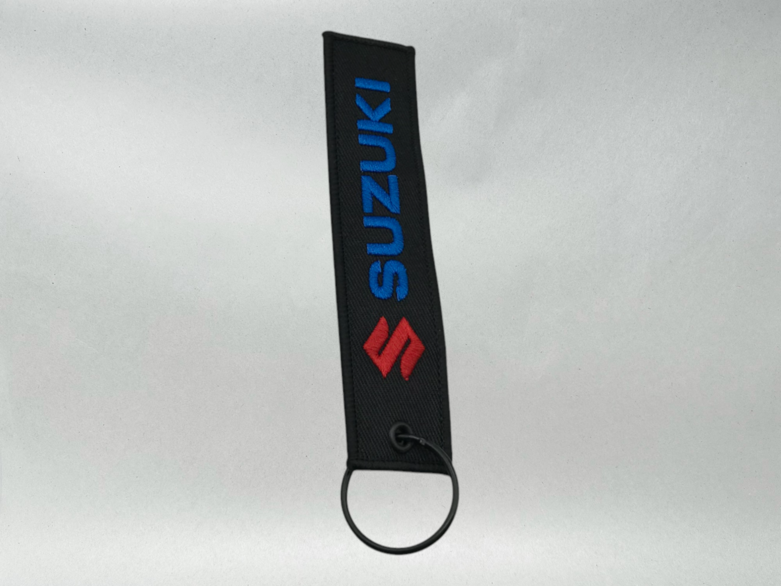 Suzuki Genuine OEM S LOGO WOVEN KEY CHAIN RED BLUE BLACK 990A0-19089-010