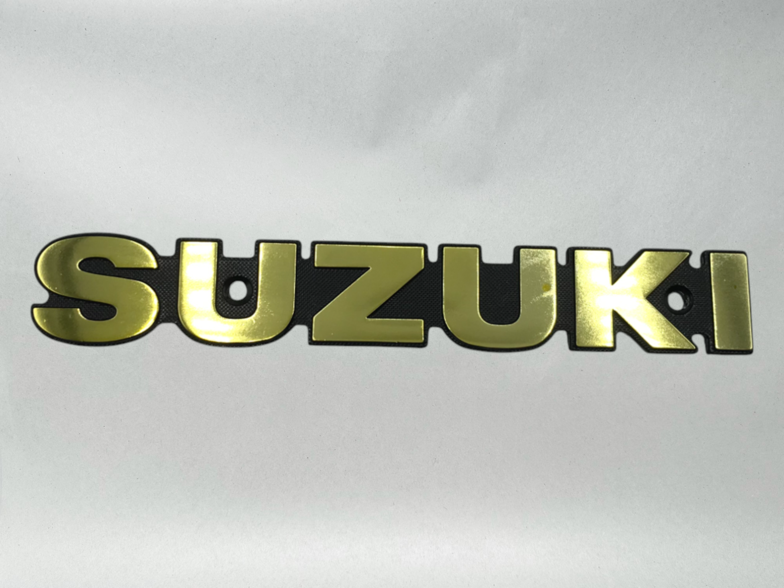 Suzuki Genuine OEM Authentic Gold Fuel Tank Emblem 68111-45010