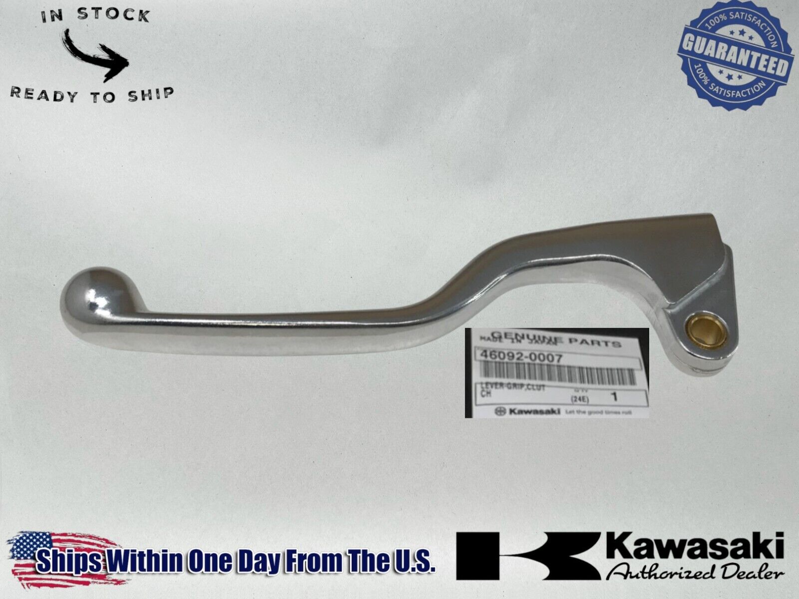Kawasaki Genuine OEM Authentic CLUTCH LEVER 2005-2018 KX250F KX 250 46092-0007