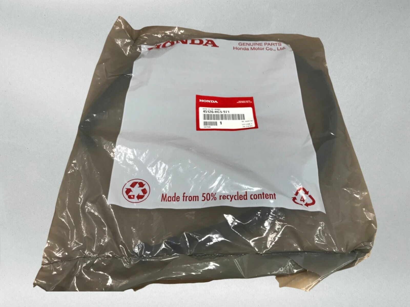 Honda OEM FRONT BRAKE HOSE 1993 - 1998 TRX300FW FOURTRAX 45126-HC5-971