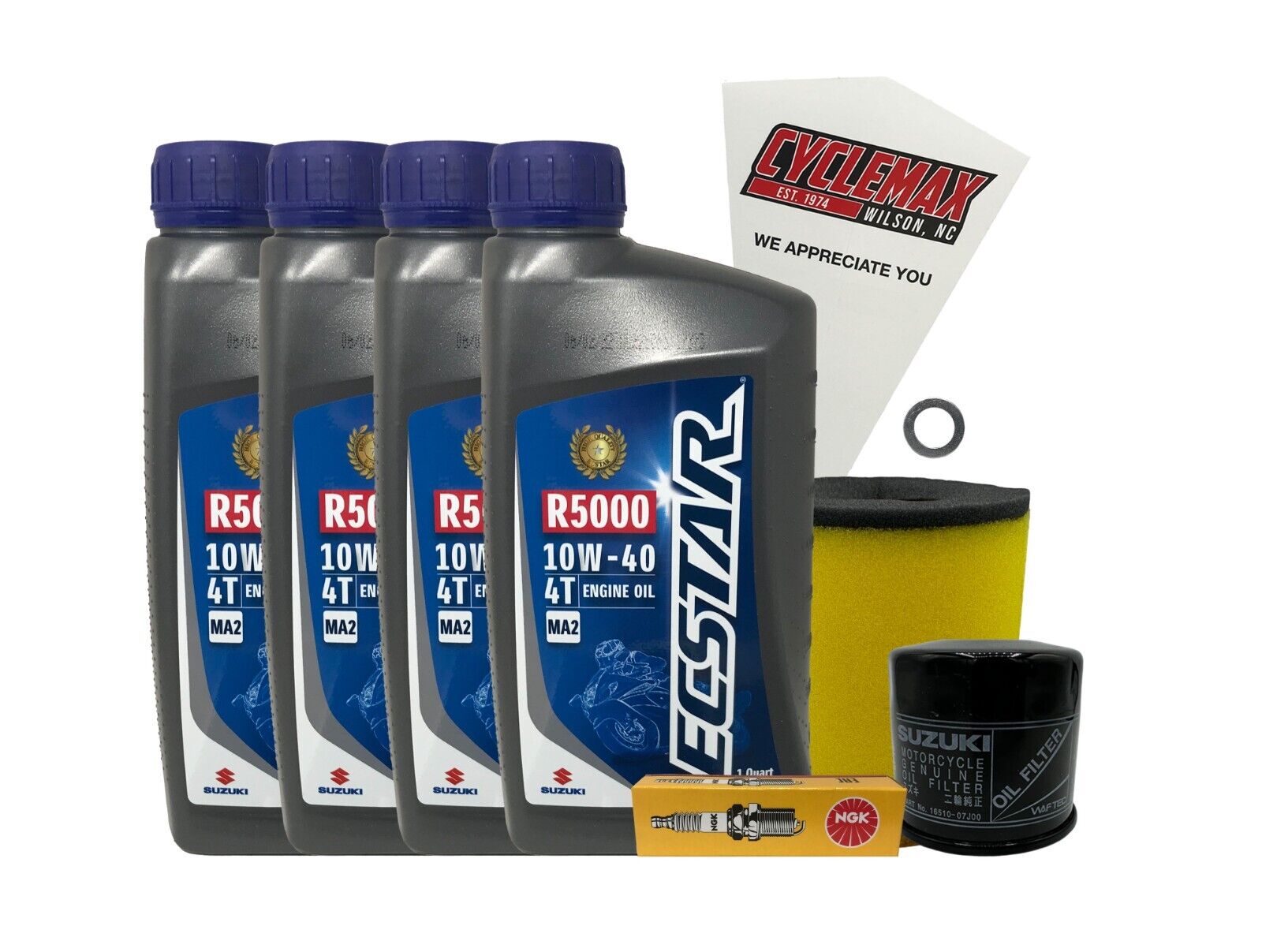 Cyclemax Standard Tune Up Kit w/ Spark Plug fits 2011-2013 Suzuki LT-A400