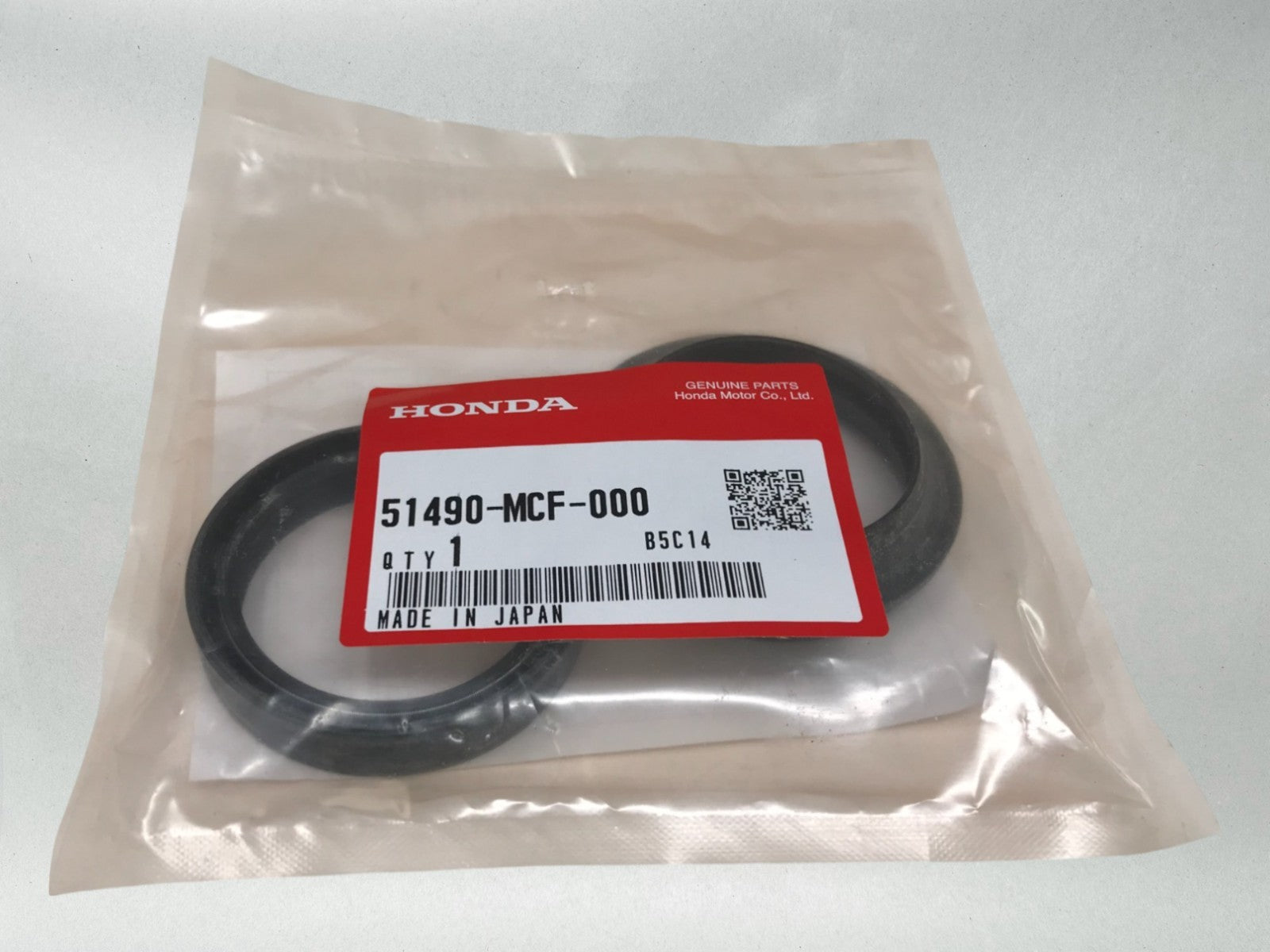 2 Honda Genuine OEM Authentic Fork Seal Set CBR900 CBR600 VFR800 51490-MCF-000