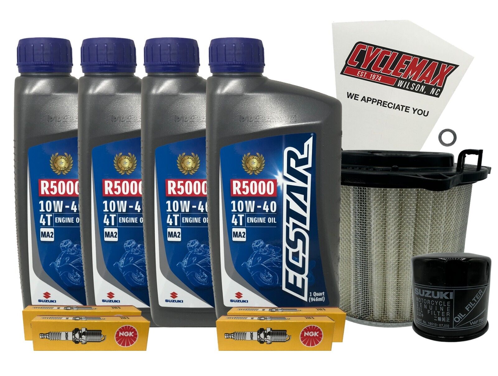 Cyclemax Standard Tune Up Kit w/ Spark Plug fits 2001-2006 Suzuki GSX-750F