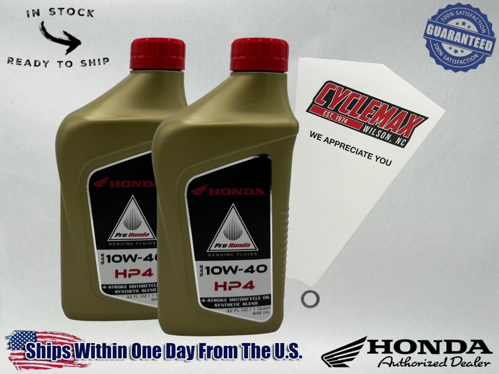 Cyclemax Semi-Synthetic HP4 Oil Change Kit fits 1986-1987 Honda TR200 FatCat