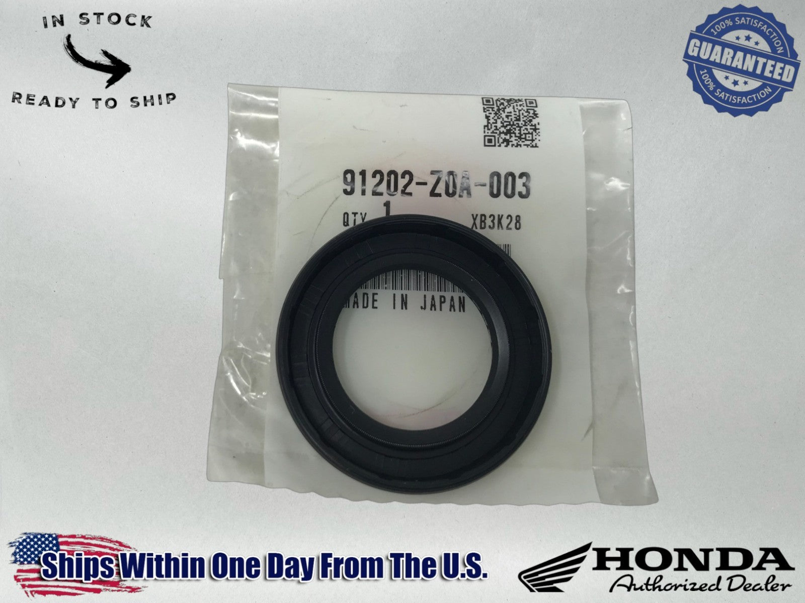 Honda Genuine OEM Authentic Oil Seal (31X50X8) 91202-Z0A-003