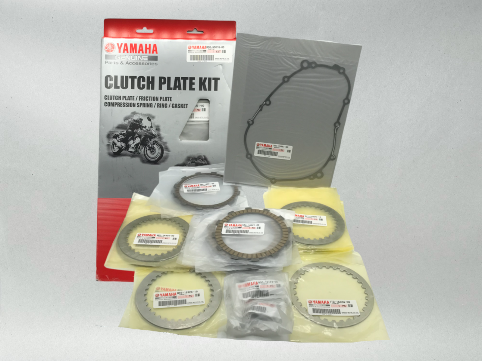 Yamaha Genuine OEM Authentic COMPLETE CLUTCH PLATE KIT B90-W001G-00-00