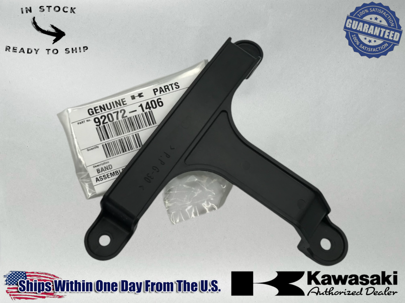 Kawasaki Brute Force 650 Prairie 700 Battery Tie Down Strap Band 92072-1406