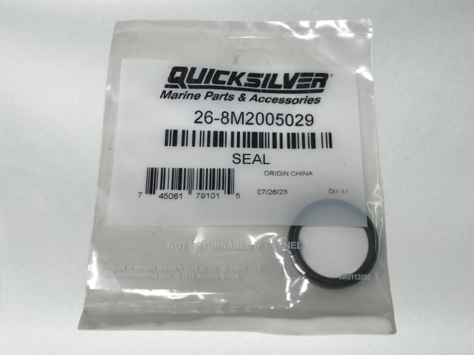 Mercury Genuine OEM MerCruiser Alpha Bravo Upper Steering Pin Seal 8M2005029