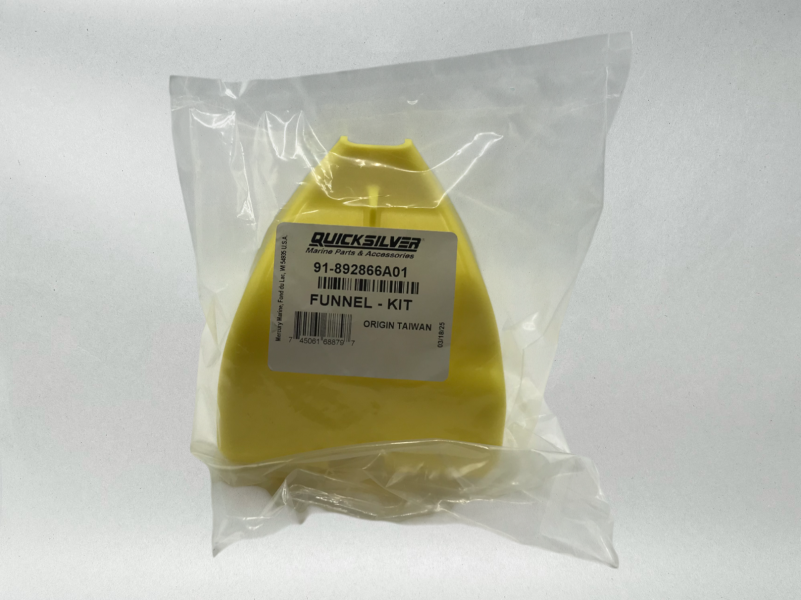 Mercury OEM Verado L6 Oil Drain Funnel 200/225/250/275/300/350/400R 892866A01