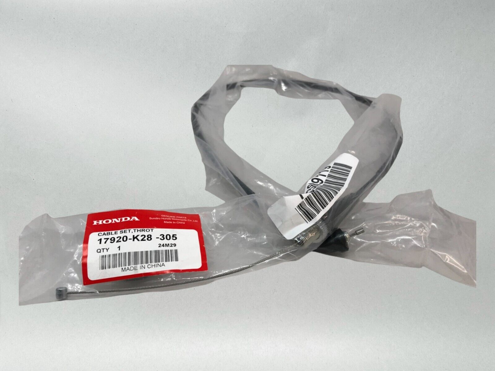 Honda OEM THROTTLE CABLE SET 14-18 CRF125F - 17920-K28-305