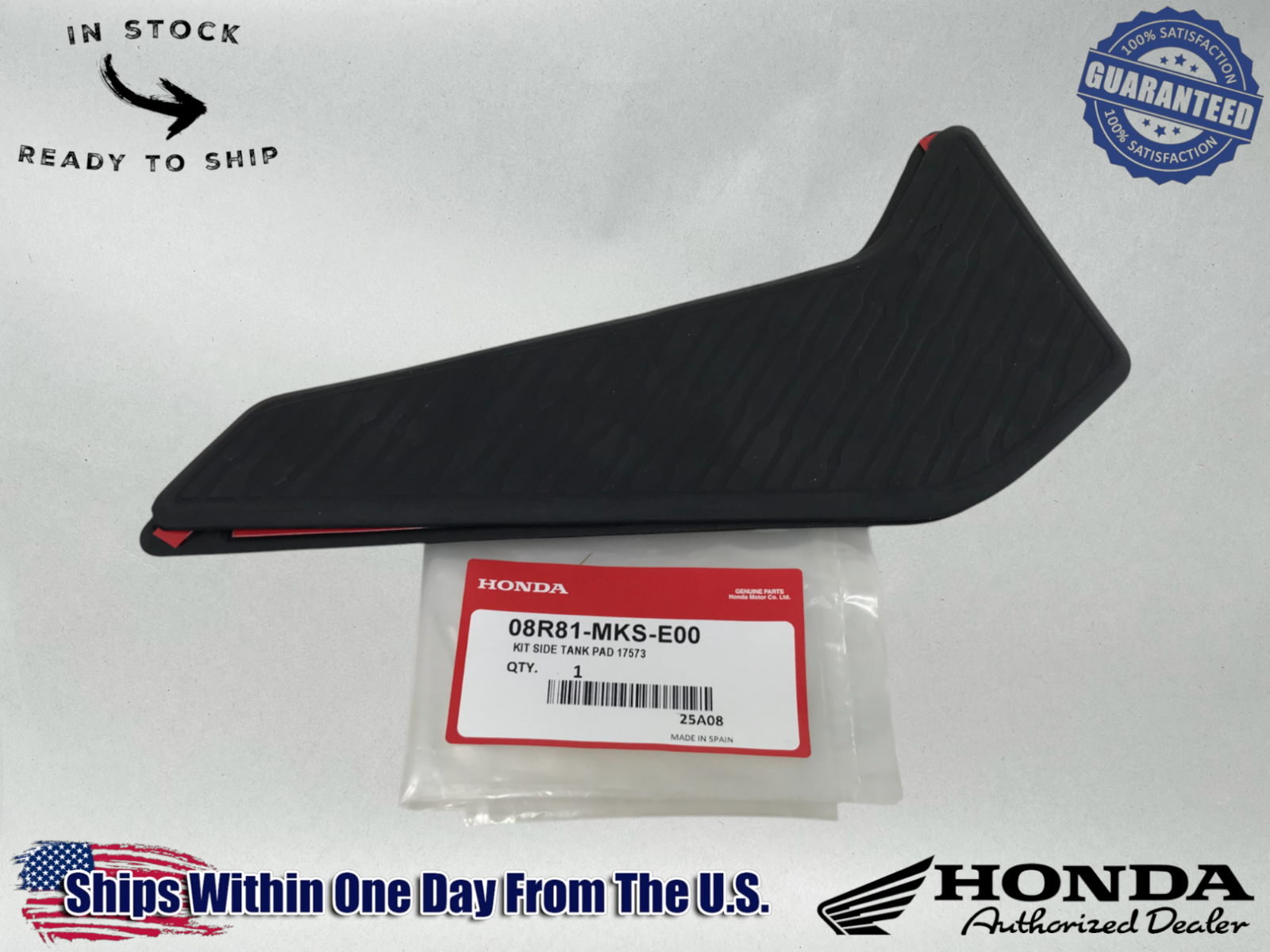 Honda Genuine OEM 2020-25 Africa Twin CRF1100 L1 Side Tank Pads 08R81-MKS-E00